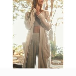 Free People Cream Knit Sweater